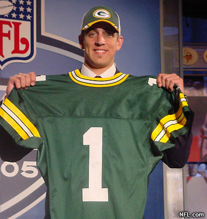 1st Rd Draft Choice Aaron Rodgers
