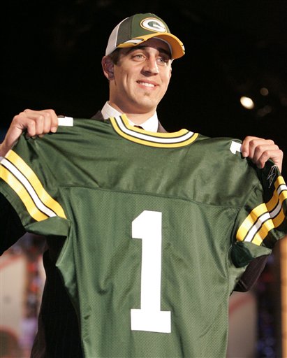1st Rd Draft Choice Aaron Rodgers