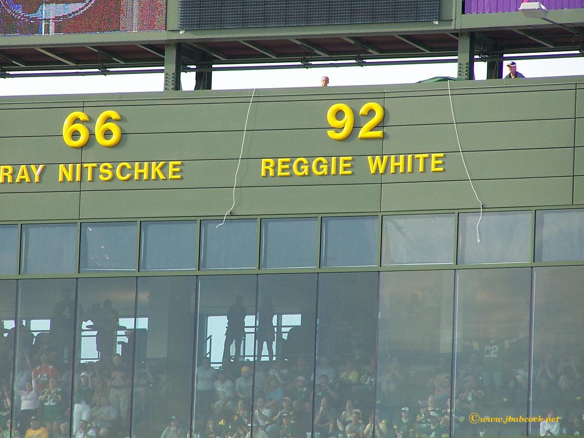 Retiring Reggie White's 92