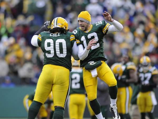 Aaron Rodgers & Colin Cole