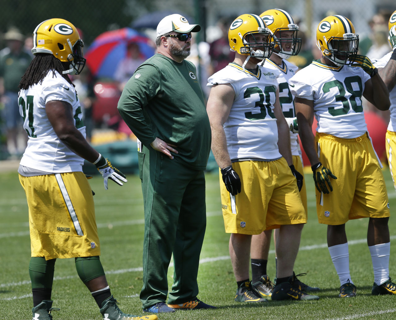 Mike McCarthy with Running Backs